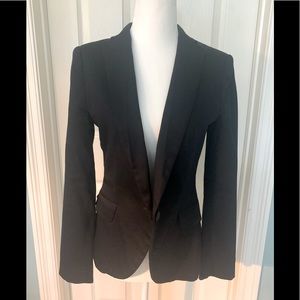 Zara Basics single button blazer in Navy